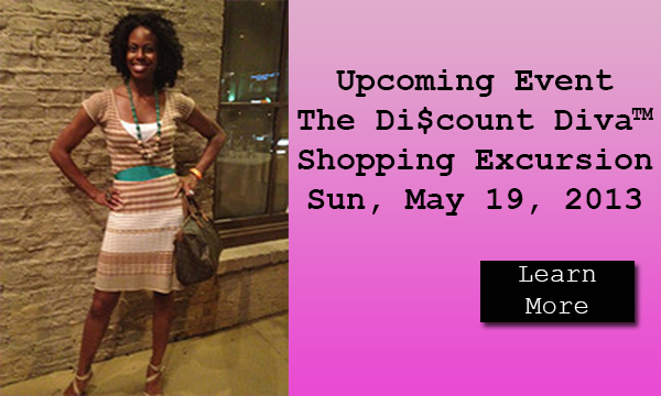 The Di$count Diva May 2013 Excursion Event Slider